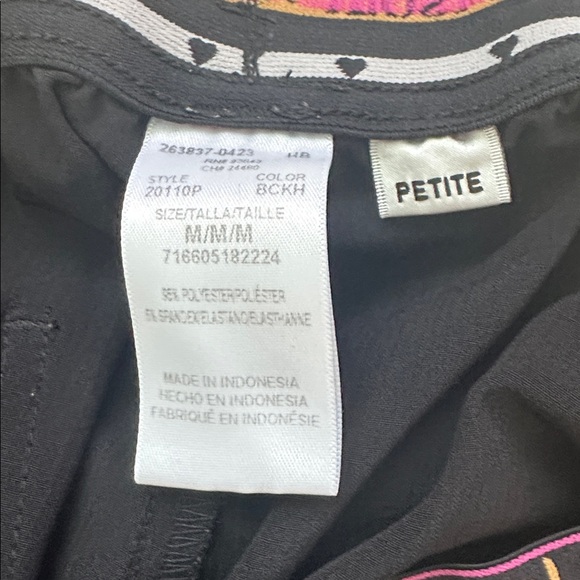 Heart Soul black scrub pants - Picture 2 of 2